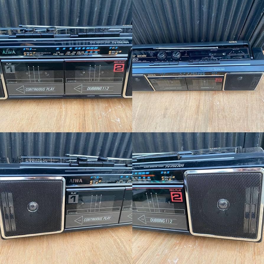 Amazon.co.jp: アイワ ダブル ラジカセ ラジオカセット CS-W10 : ホビー