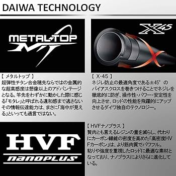 Amazon | ダイワ(DAIWA) タチウオジギングロッド 鏡牙AIR 63B-2METAL