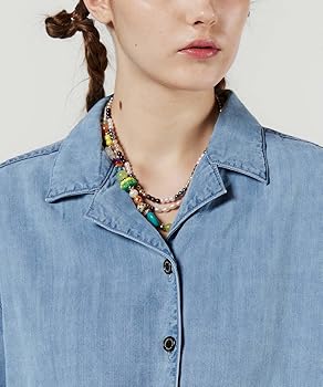 Amazon | [ダブルスタンダードクロージング] テンセルデニムシャツ