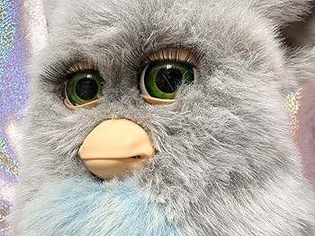 Amazon.co.jp: ファービー2 クラウディスカイ グレー×水色×緑目 英語版