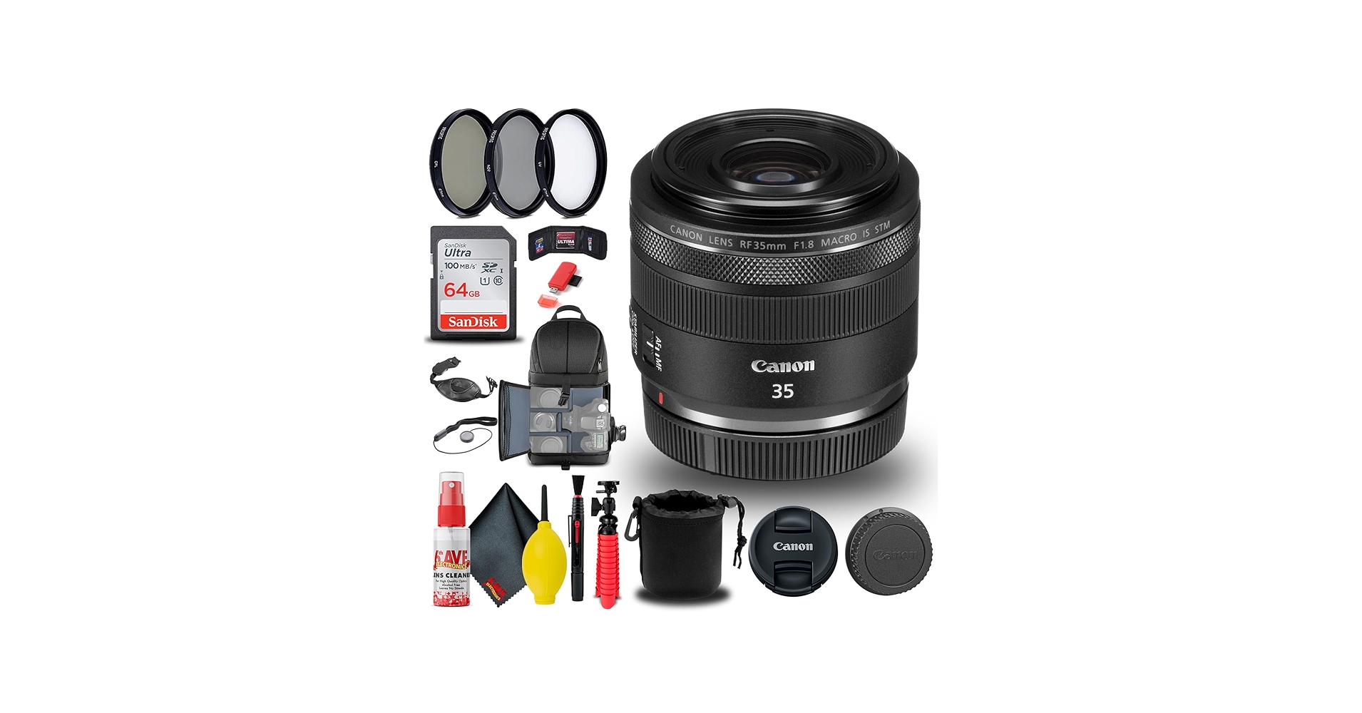 Amazon.com : Canon RF 35mm f/1.8 is Macro STM Lens (2973C002) +