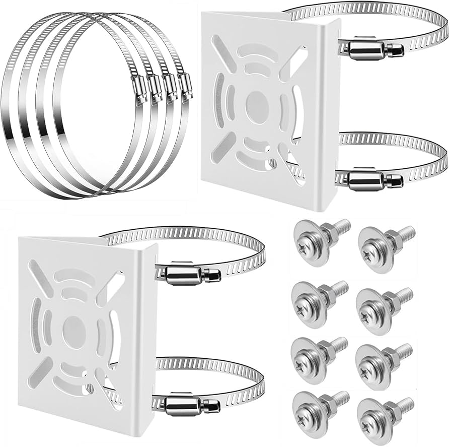 Amazon | SYUNASYU 防犯カメラ 取り付け金具 円柱 角柱 [すぐ使える