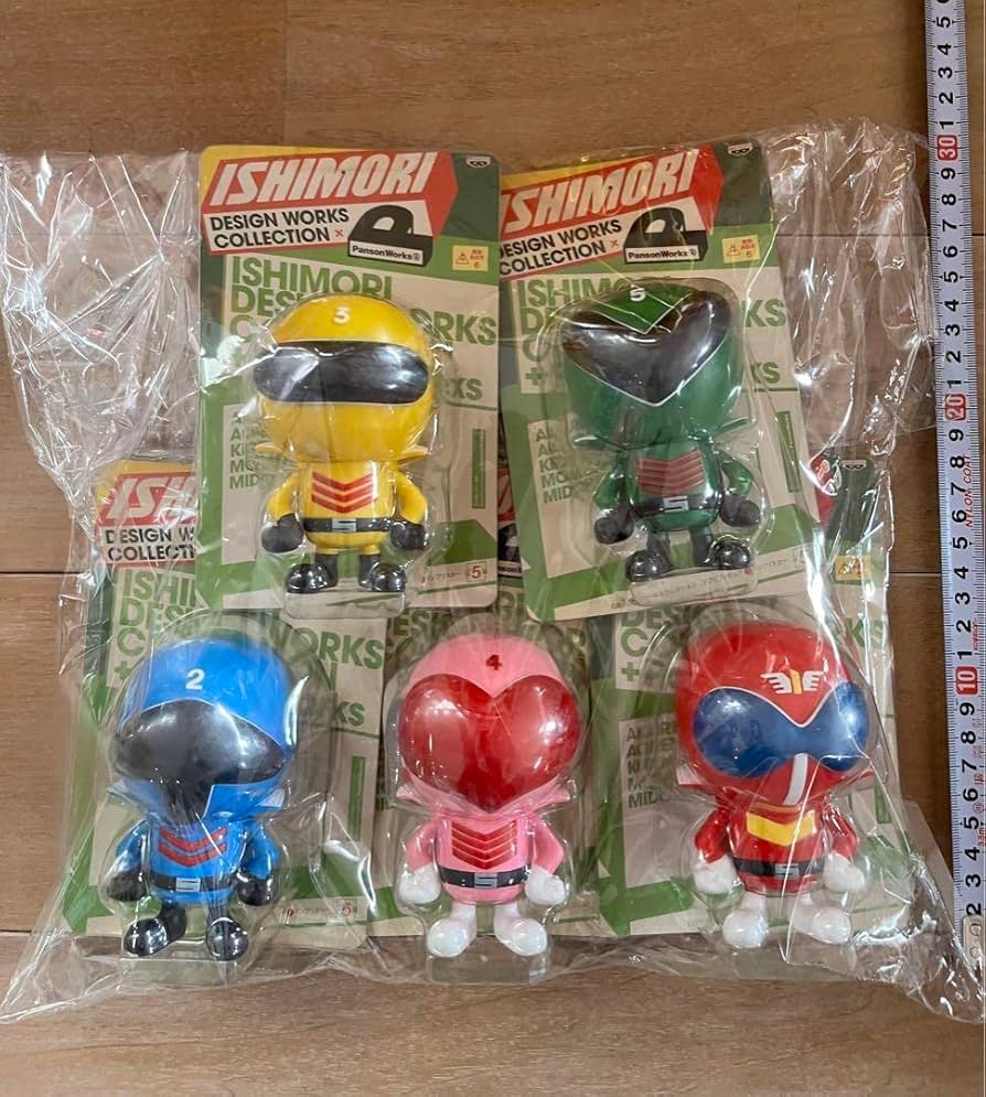 Amazon.co.jp: 秘密戦隊 ゴレンジャー 5体セット パンソンワークス