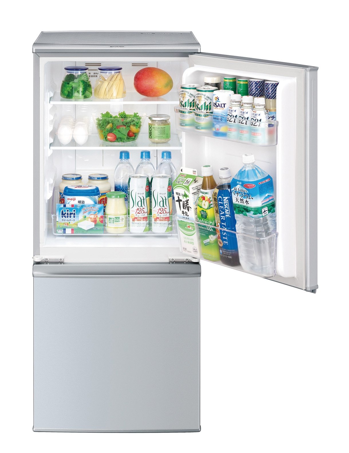 Amazon.co.jp: Sharp SJ - D14C Refrigerator with 2 - Way Door, 4.8