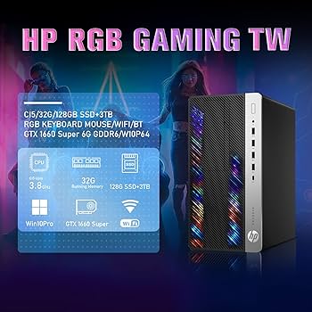 Amazon.com: HP Gaming PC Desktop Computer - Intel Quad I5-7500 up