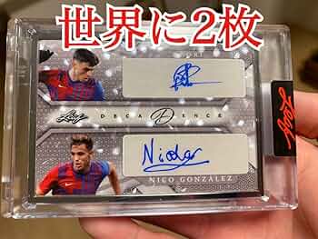 Amazon.co.jp: 世界に2枚ペドリ サインカード pedri auto サッカー