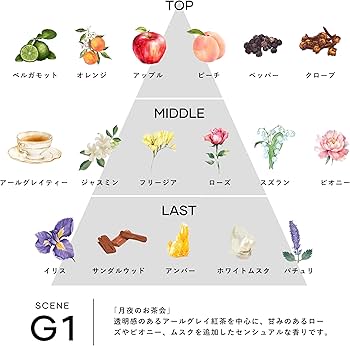 Amazon | zzzgoo 香水 scene G1 オードパルファム 月夜のお茶会 メンズ