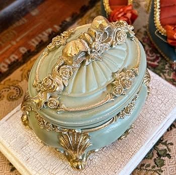 Amazon.co.jp: アンティークな部屋/ロココ調アクセサリーボックス/台座