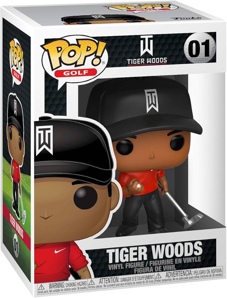 Amazon.com: Funko Pop! Golf: Tiger Woods (Red Shirt) : Tiger Woods