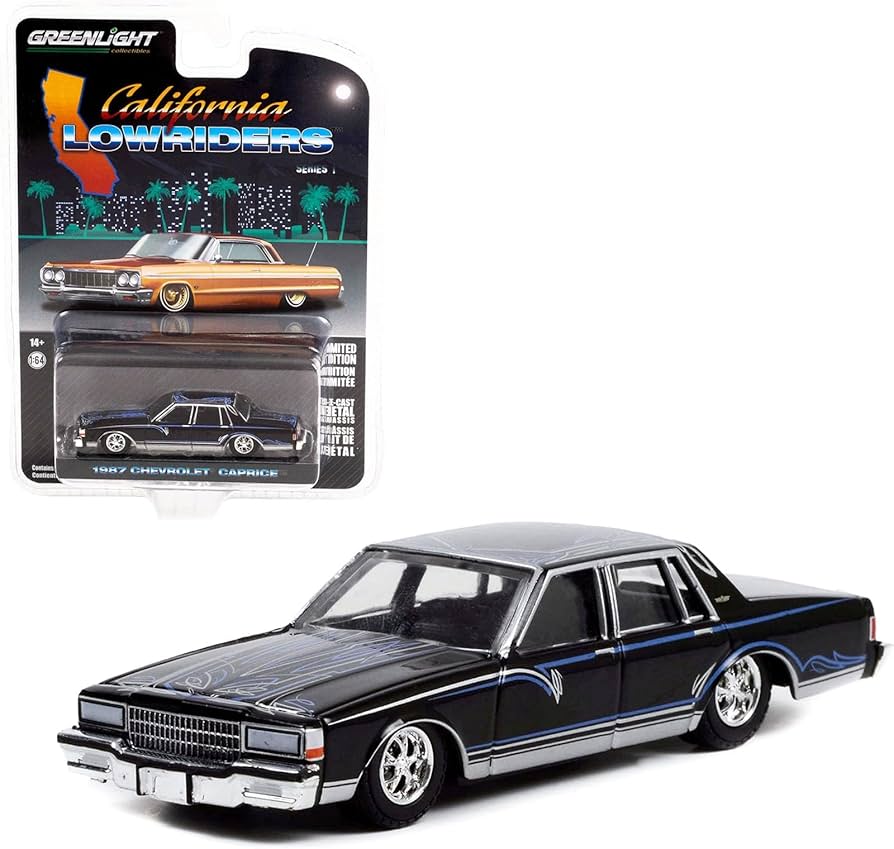 Amazon | グリーンライト 1/64 シボレー カプリス 1985 ブラック