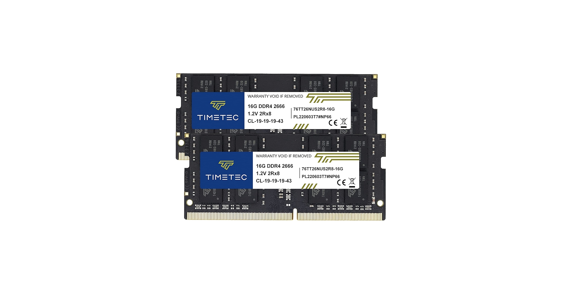 Timetec 32GB KIT(2x16GB) DDR4 2666MHz (DDR4-2666) PC4-21300 (PC4