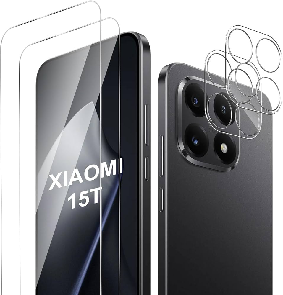 Amazon.co.jp: 【4枚入り】For Xiaomi 15T Pro ガラスフィルム （2枚