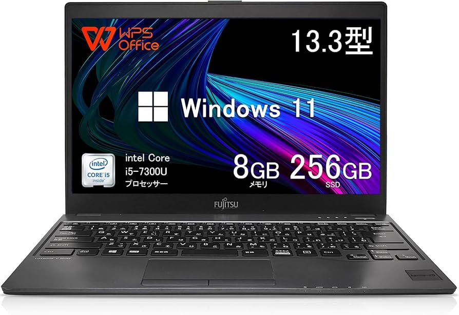 富士通 877g 8世代 i5 タッチパネル、LTE対応 オフィス、テレワーク可