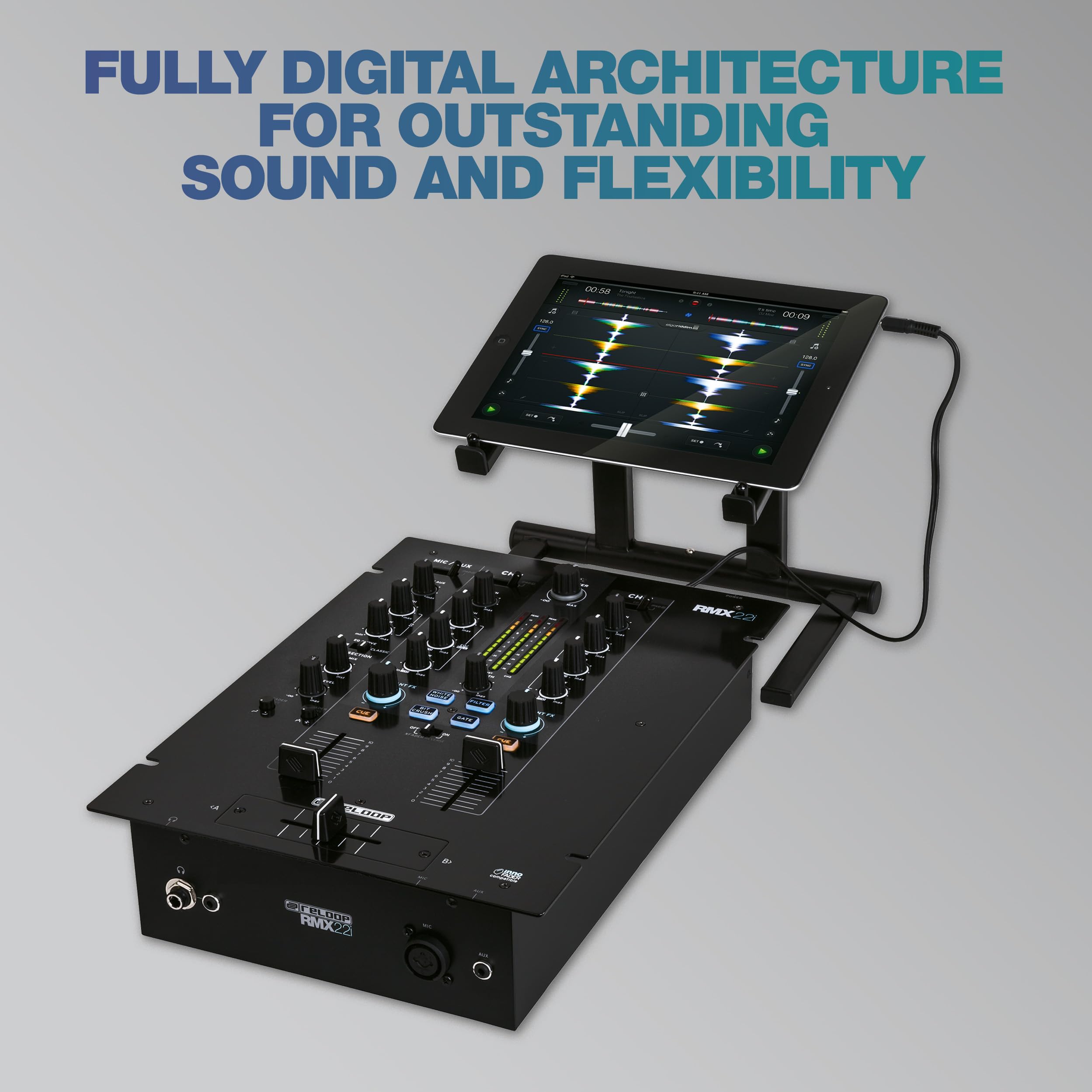 Amazon.com: Reloop RMX-22I 2+1 Digital FX Mixer With iPad Split
