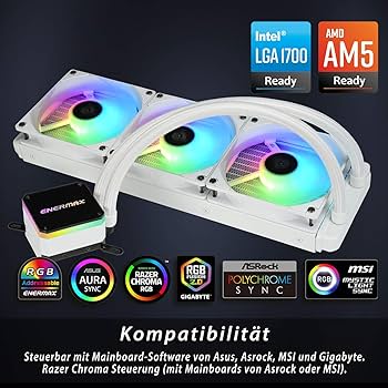Amazon | ENERMAX アドレッサブル型RGB LED水冷CPUクーラー