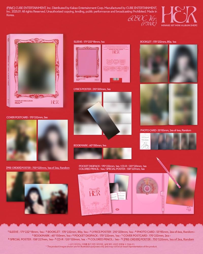 G) I-DLE Minnie HER 1st Mini Album with Tracking Sealed IDLE GI