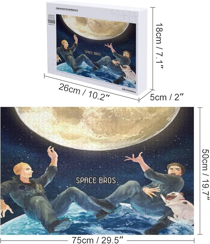 Amazon.co.jp: 宇宙兄弟 パズル 大人气 木製 1000ピース 知育おもちゃ