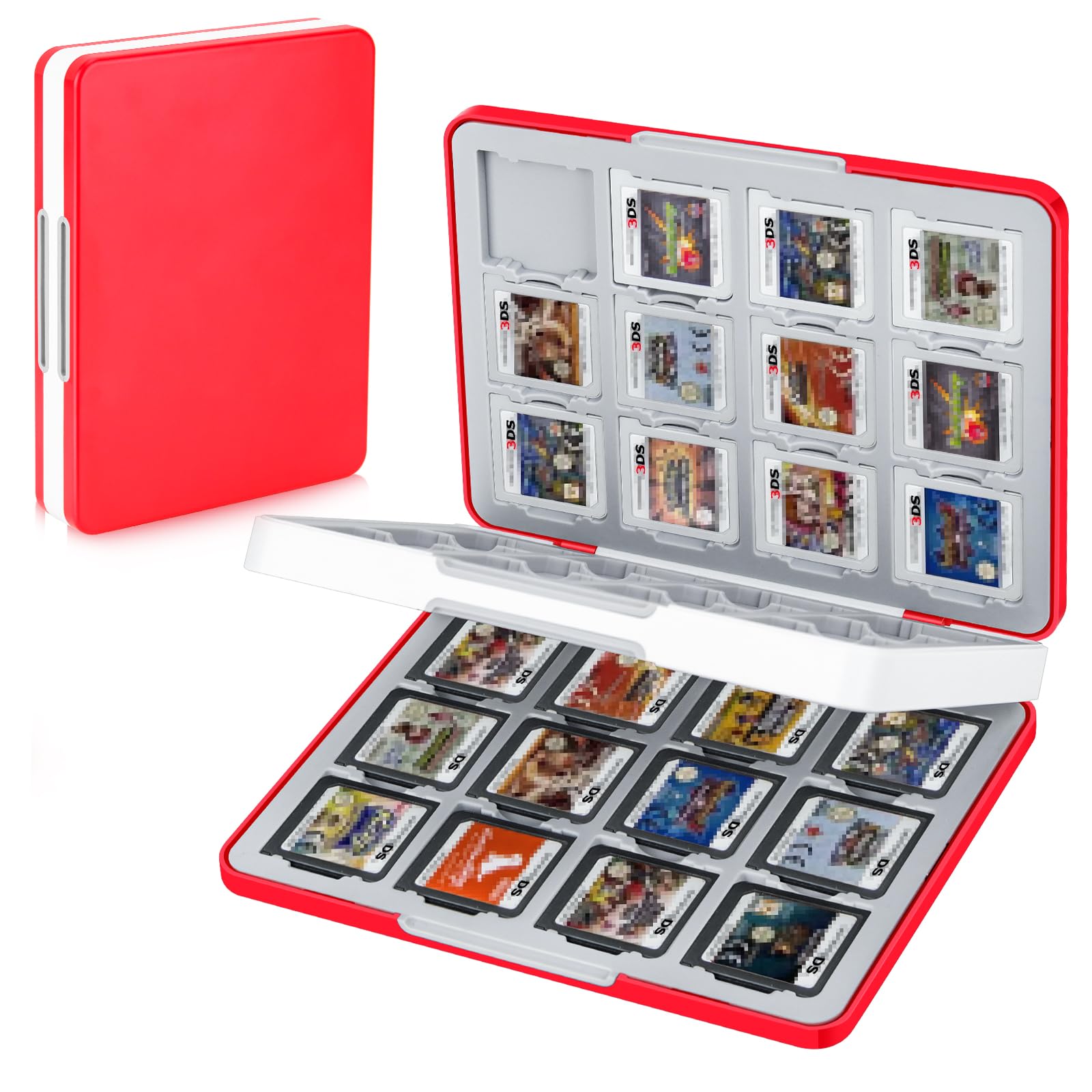 Amazon.co.jp: Homgaty 3DS ソフトケース 48枚 3DS/DS対応 3DSカセット