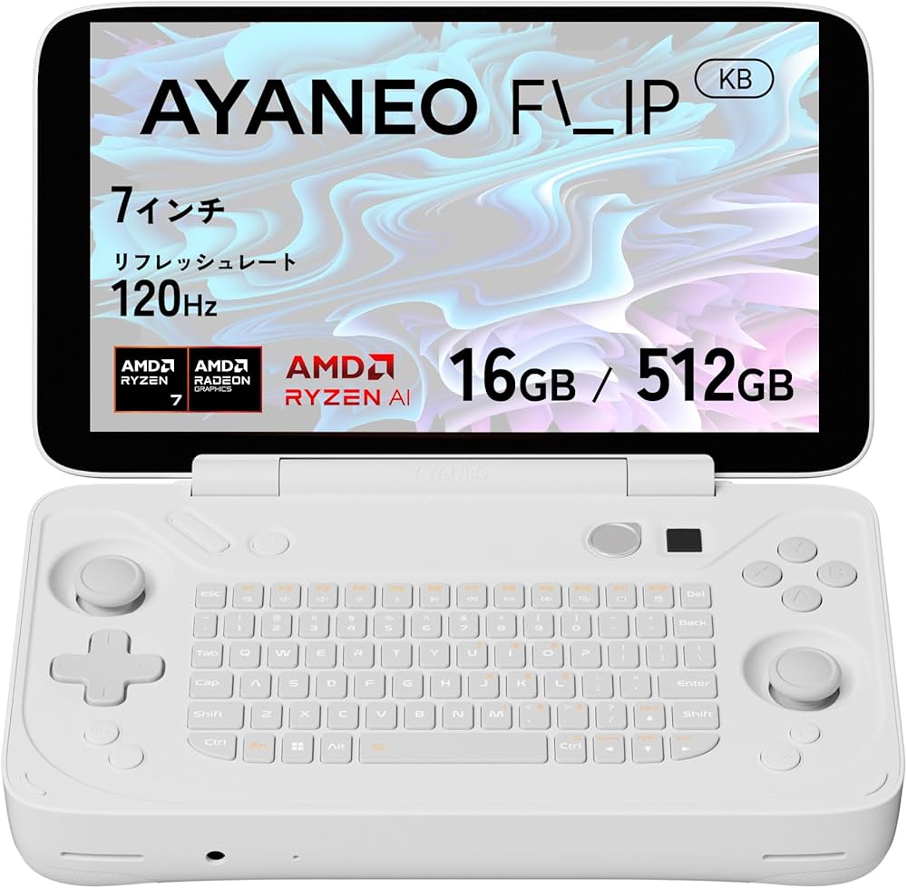 Amazon.co.jp: AYANEO FLIP ポータブルゲーミングPC Windows 11 7