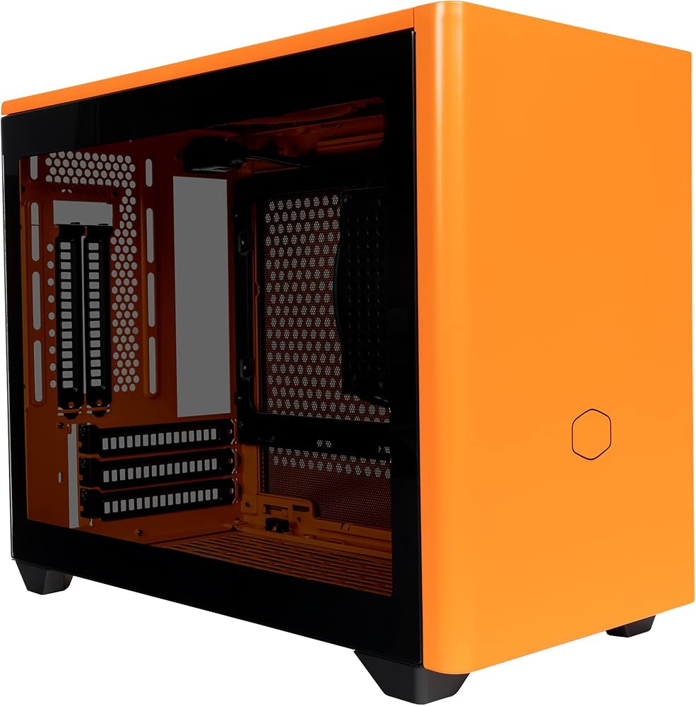 Amazon | Cooler Master MasterBox NR200P Orange (オレンジ/黒) Mini