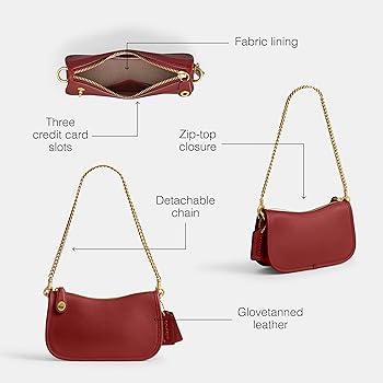 Amazon | COACH レディース Swinger 20, B4/ルビー, One Size