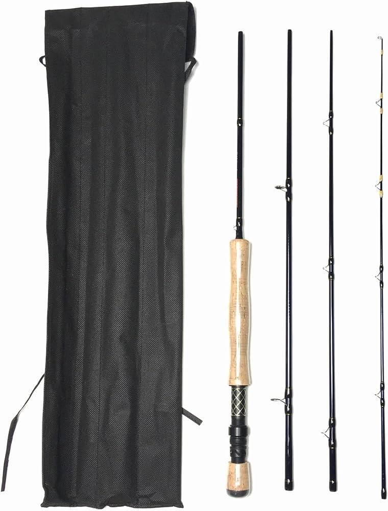 Amazon | 7フィート フライロッド 4ピース (#7/8) 7番 8番 渓流 岩魚