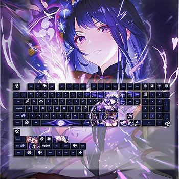 Amazon | 原神グッズ PBT キーキャップ メカニカルキーキャップ 胡桃