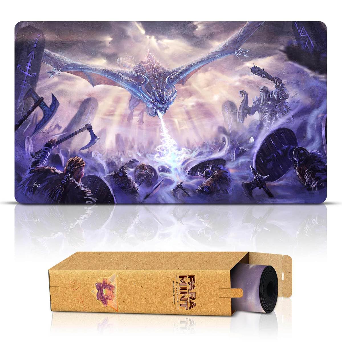 Amazon.com: Paramint Ice Dragon (Stitched) - MTG Playmat by Asur