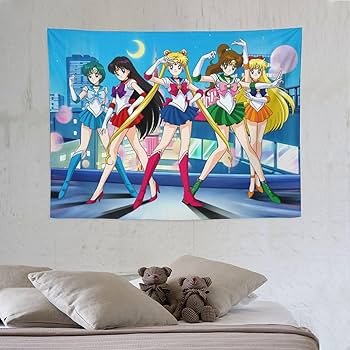 Amazon.co.jp: 美少女戦士セーラームーン タペストリー おしゃれ飾り
