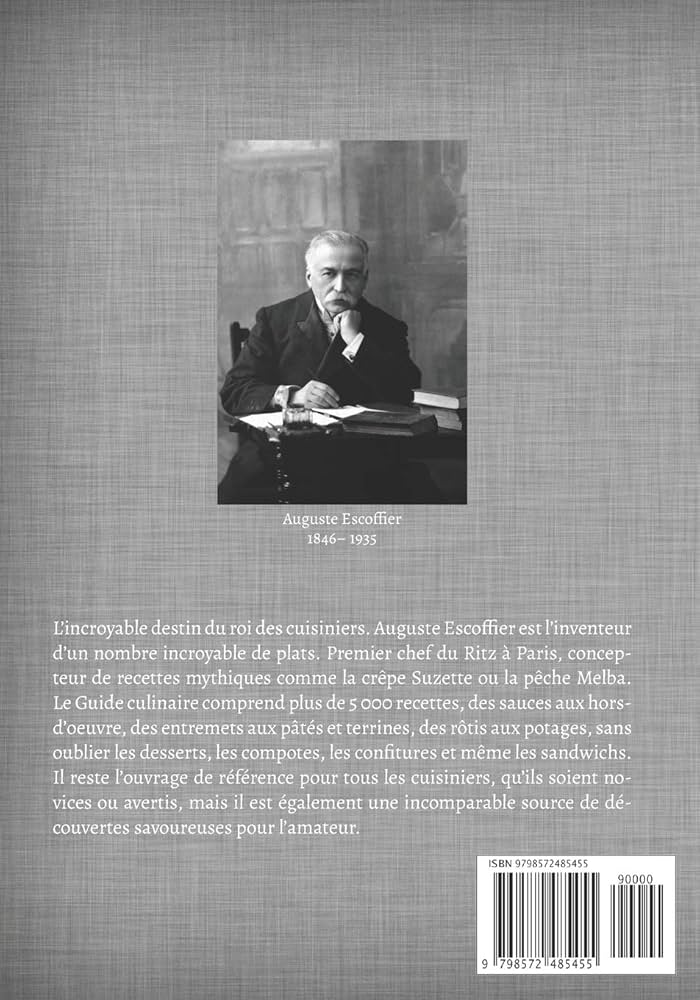 Amazon | Auguste Escoffier Le guide culinaire | Escoffier, Auguste