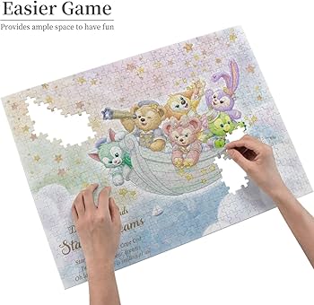 Amazon.co.jp: NEKKIIパズル ダッフィーフレンズ ジグソーパズル 木製