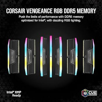 CORSAIR Vengence RGB DDR5 RAM 32GB (2x16GB) 6000MHz CL36-44-44-96