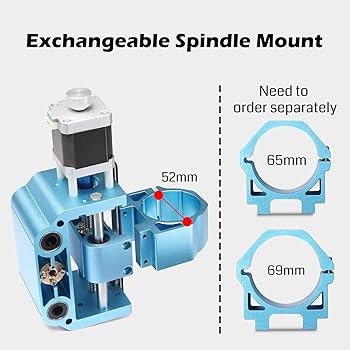 Genmitsu Upgraded Aluminum Z Axis Assembly V2 Kit, with Spindle