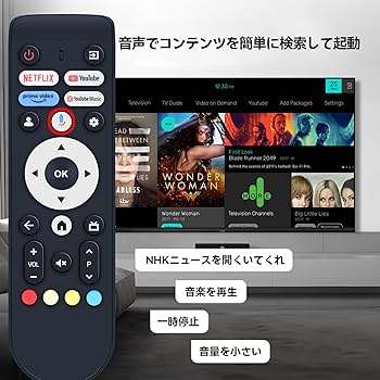 Amazon.co.jp: テレビリモコン for FPD チューナーレステレビ用 4k