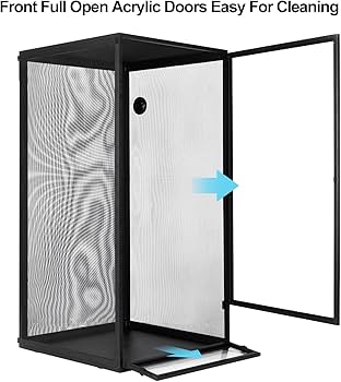 Amazon | REPTI ZOO 120ガロン 折りたたみ式爬虫類オープンフレッシュ