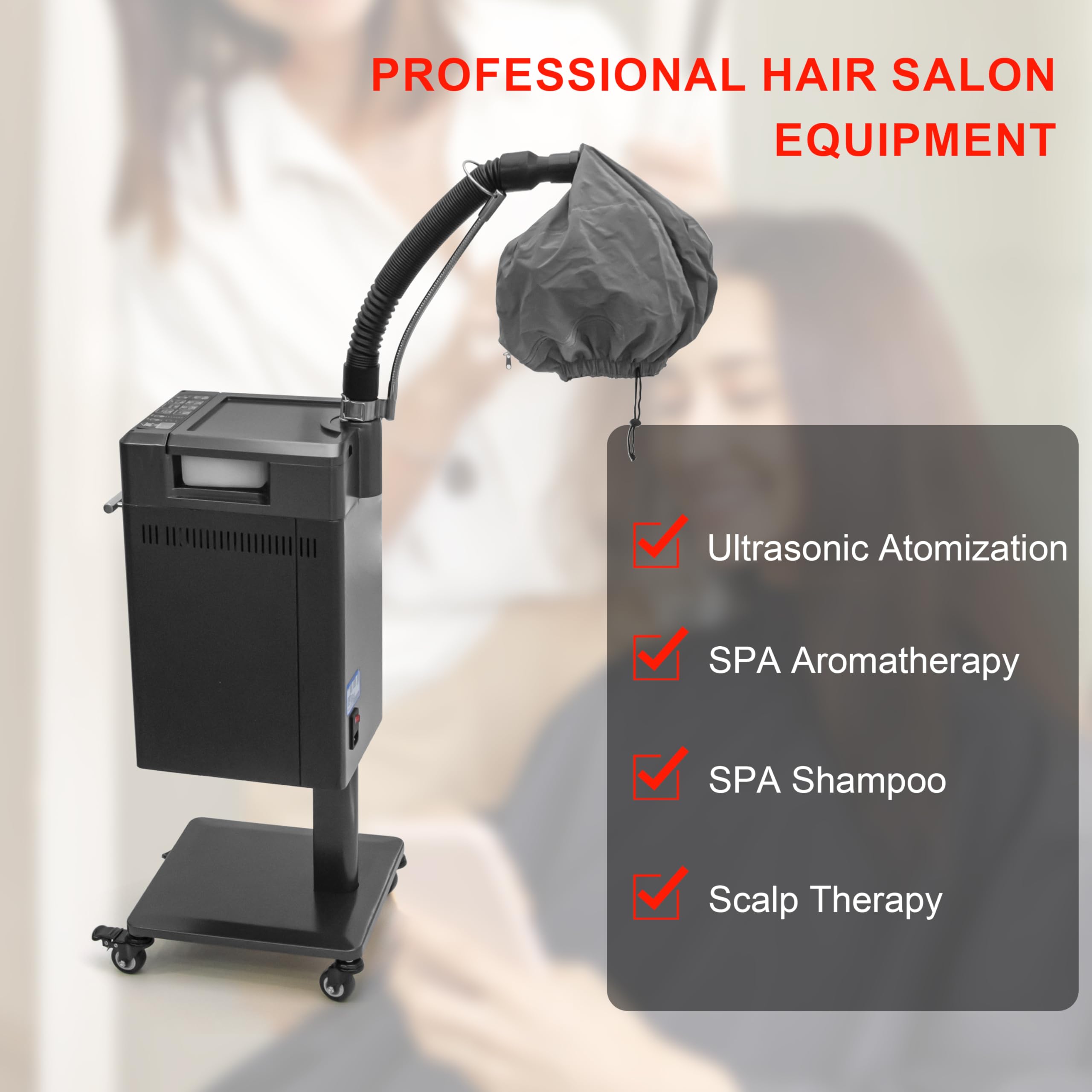 Amazon | ヘアスチーマー マイクロミスト スカルプ デトックス 洗髪用