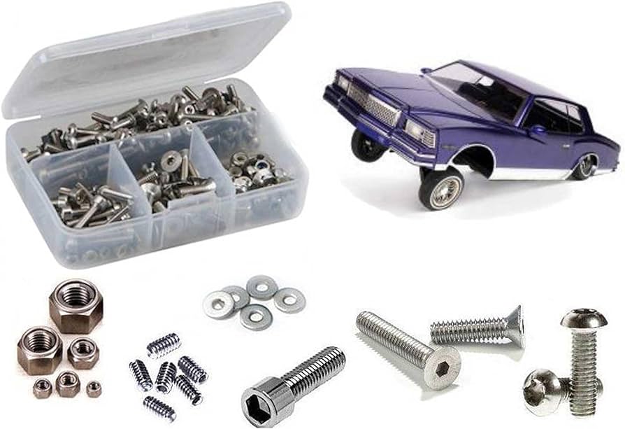 Amazon.com: RCScrewZ Stainless Steel Screw Kit rer075 Compatible