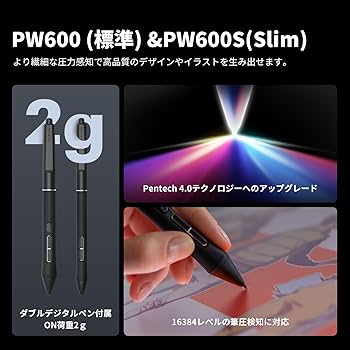 Amazon | HUION 液タブ 液晶タブレット Kamvas Pro 27 (4K) 27型の大