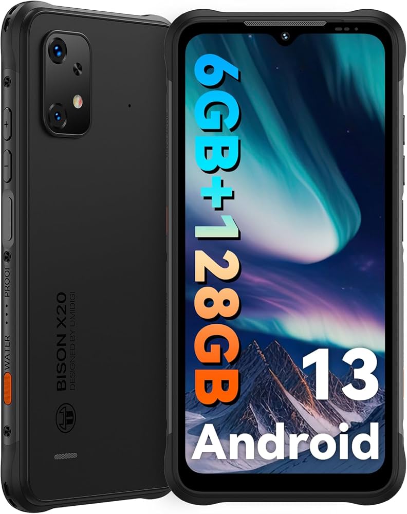 Amazon | UMIDIGI BISON X20 スマホ 12GB RAM+128GB ROM 1TBまで拡張