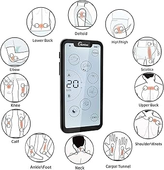 Amazon.com: Muscle Stimulator Tens Unit 24 Modes Touch Screen EMS