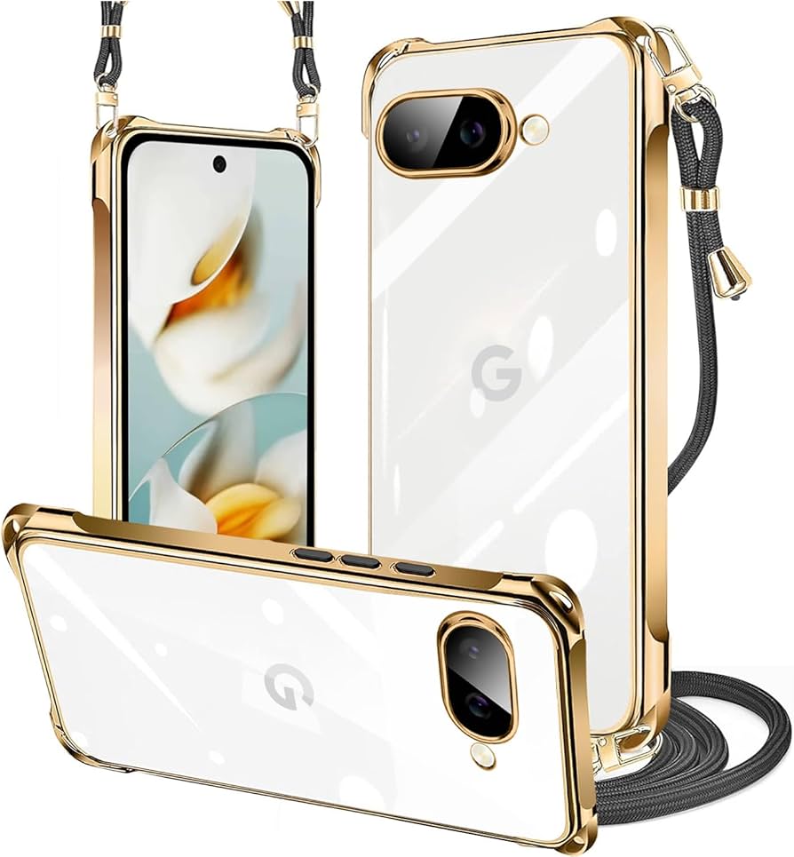 Amazon.co.jp: PAILAIMEN Google Pixel 9a ケース クリア ネック