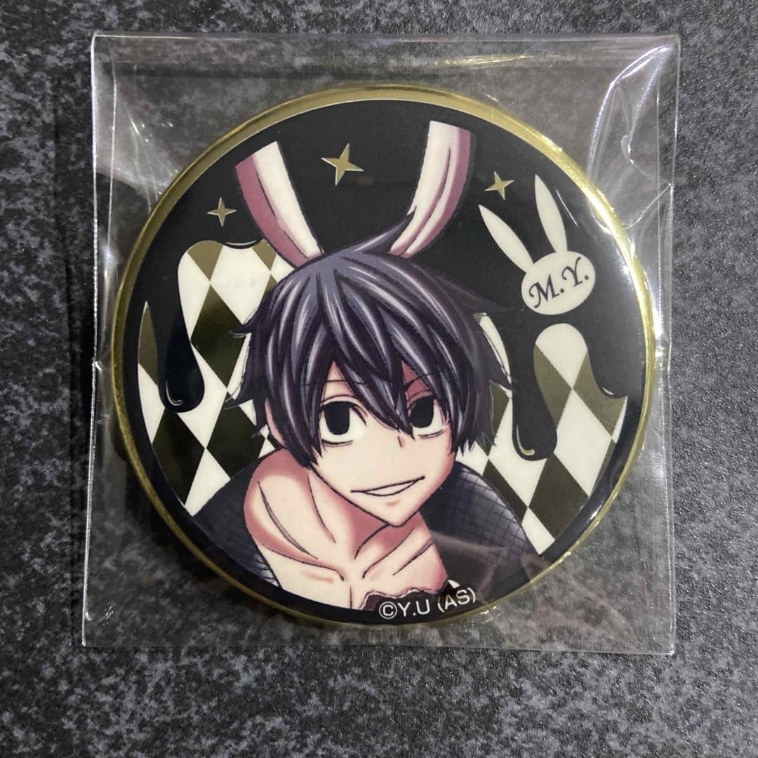 無陀野無人 引きver 缶バッジ 天使 ファボテリア 桃源暗鬼 桃源暗鬼