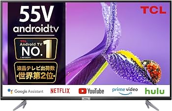 美品 大型液晶スマートテレビ TCL 55V型 55P618 4K 2022年製 Amazon.co