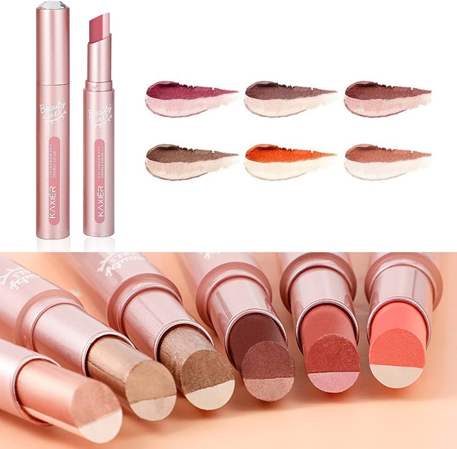 Amazon.co.jp: Kaxier 二色アイシャドウスティック 1.9gx2 アイ