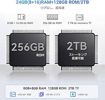 Amazon | Blackview Color6 SIMフリー スマートフォン 日本語版 24GB+