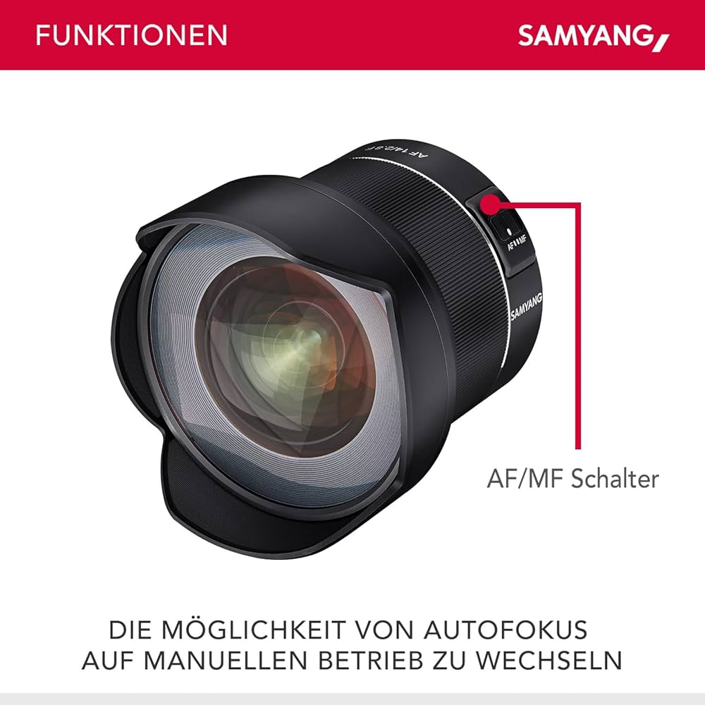 Samyang AF 14mm F2.8 Nikon F Auto Focus Lens (Black) : Amazon.in