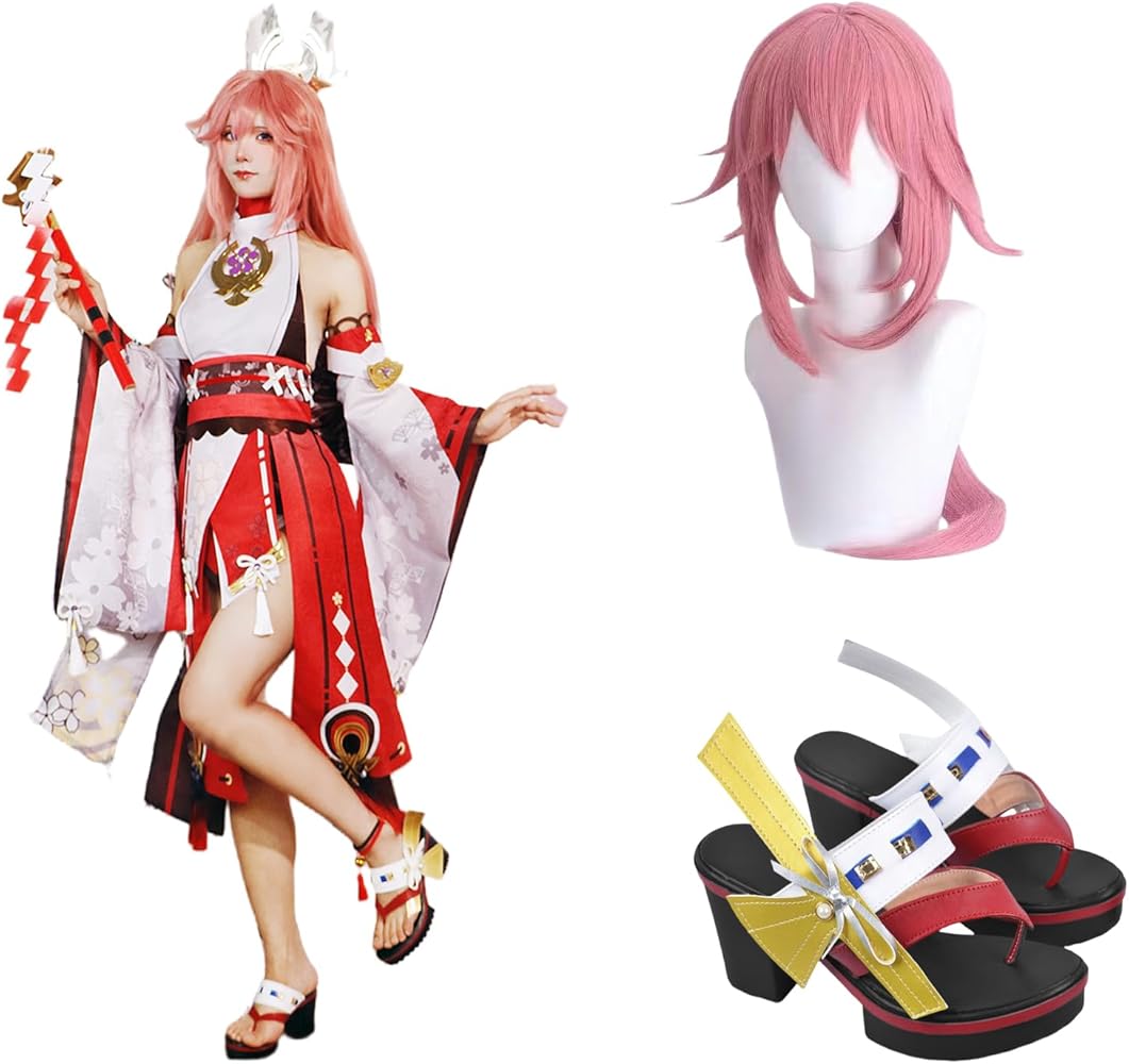 Amazon.co.jp: [YAORUI] 原神 げんしん 八重神子 八重巫女 やえみこ