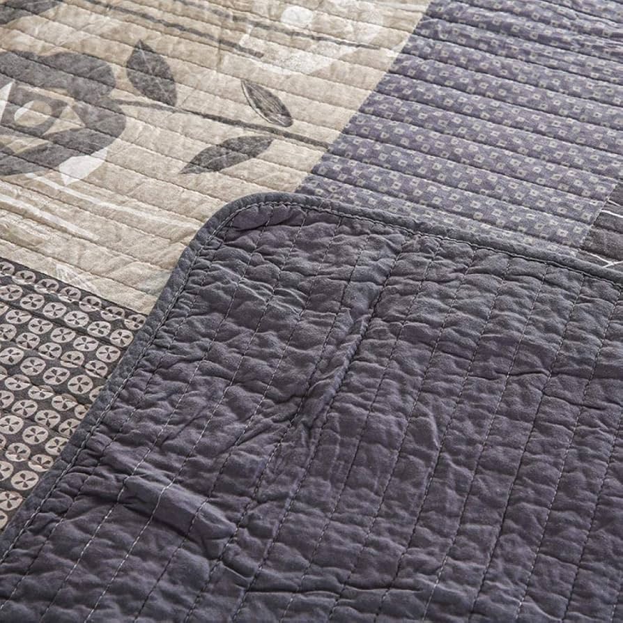 Amazon｜キルトキルト3ピース手作りパッチワーク布団ベッドカバー綿夏