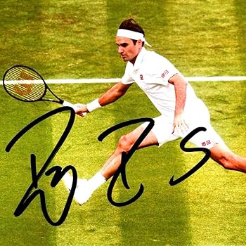 Amazon.co.jp: …ロジャーフェデラー直筆サイン入り2Lサイズ写真