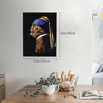 Amazon.co.jp: アートパネル おもしろ 猫 猫柄 黒 アニメ アート